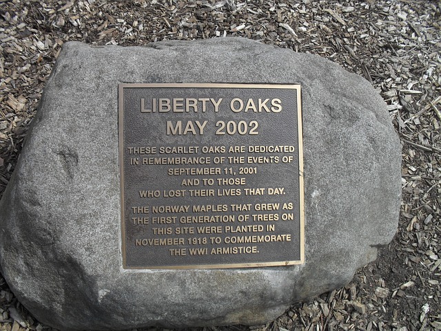 bronze memorial plaques