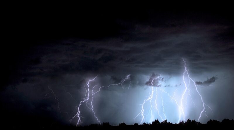 lightning, storm, arizona, monsoon, lightning storm, electricity, weather, sky, rain, energy, bolt, blue sky, power, strike, thunder, charge, nature, powerful, blue, dark clouds