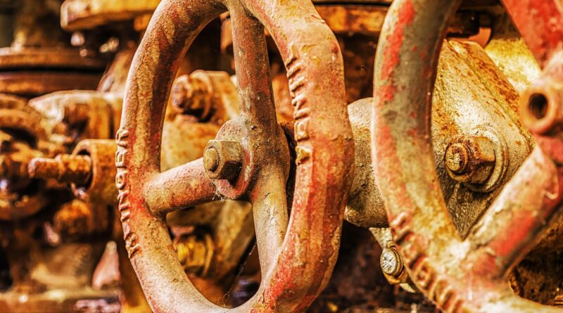 valve, heating, rotate, wheel, round, lock, rust, management, boiler house, basement, cellar, iron, molding, valve, valve, valve, valve, valve, rust, rust
