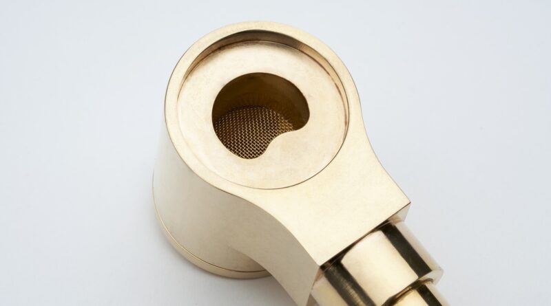 smoking, tobacco, smoking accessories, smoking pipe, metal pipe, metal, brass, cannabis accessories