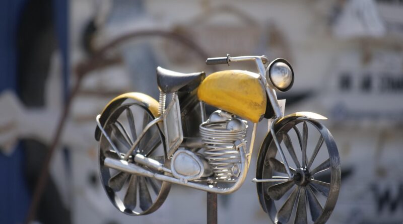 handicrafts, equipment, motorcycle, art, metal art, wind games, metal, toy, toys made of metal, made of metal, metal type, metal toys, sheet, from sheet metal, tin toys, deco, decoration, garden decoration