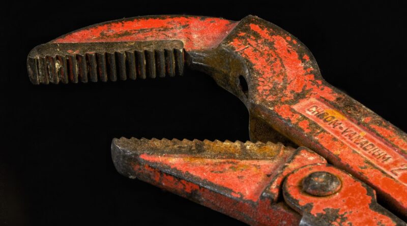 pipe wrench, plumber, pliers, power, tool, corner swede, red, metal, plumber, plumber, plumber, plumber, plumber