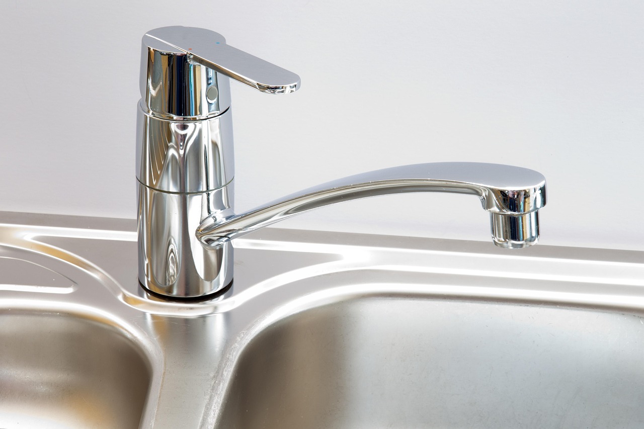 mixer tap, tap, water, nature, faucet, kitchen, stainless, steel, sink, plumbing, hygiene, modern, interior