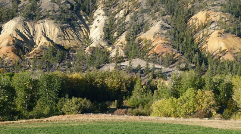 irony, ferrous, hills, cariboo, british columbia, canada, landscape, nature, scenery, fall, autumn