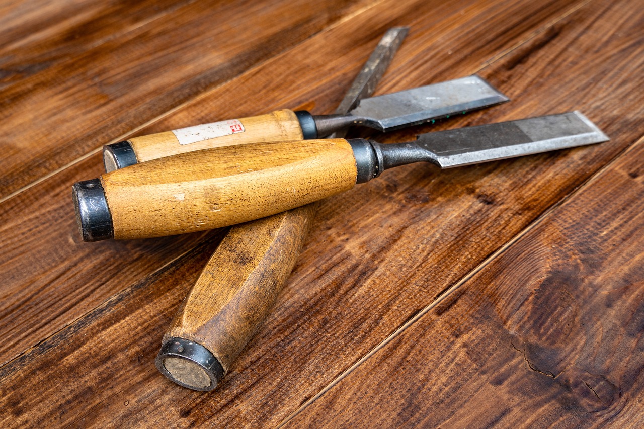 chisels, tool, hand tool, technology, steel, metal, tree, repair, nature, mechanics, craft, service, equipment