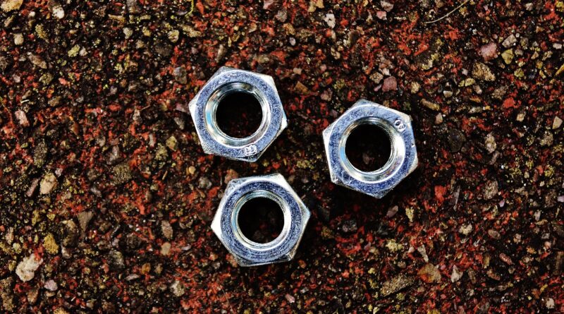 allen, nuts, hex bolt, construction material, silver