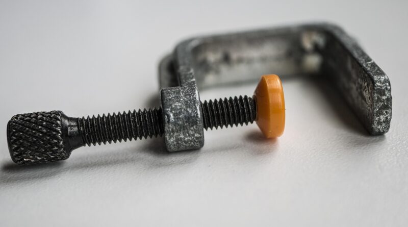 equipment, screw clamp, tool, detail shot