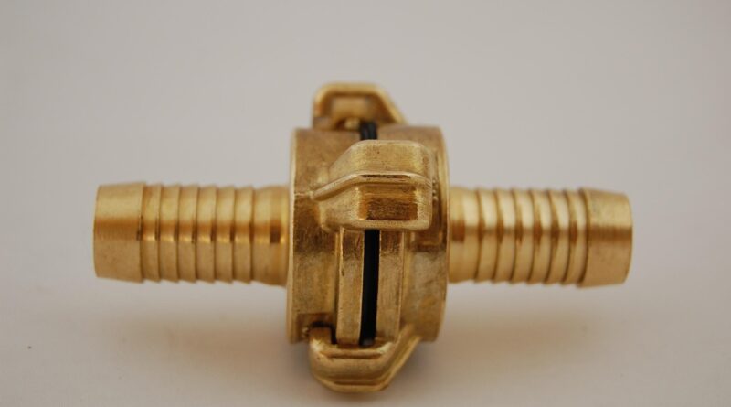 geka, connector, brass