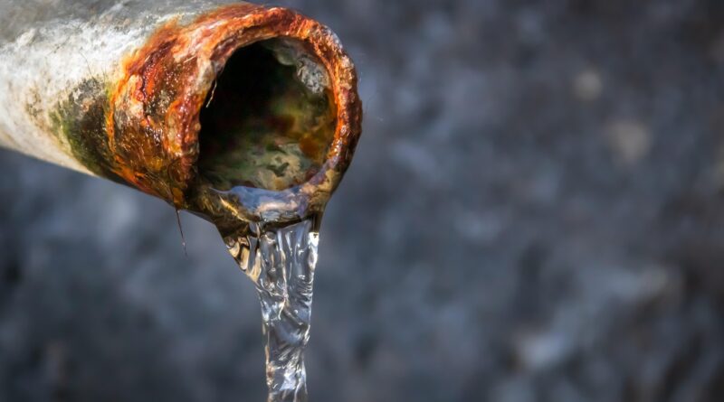 water, nature, water pipe, rusty, tube, spout