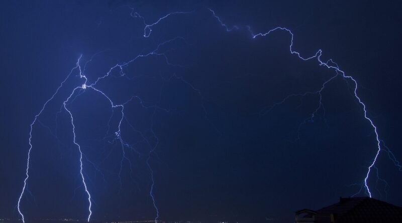 summer thunder storm, lightning, storm, weather, sky, lightning bolt, blue storm, nature, blue lightning