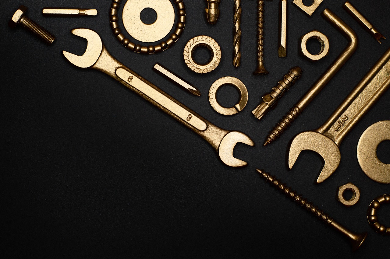 screw, pin, engineering, gold, golden, tool, industrial, industry, iron, knolling, mechanical, metal, nut, object, pieces, repair, steel, job, wrench, screw, screw, engineering, engineering, engineering, engineering, engineering, tool, repair, repair, steel, job, wrench, wrench, wrench, wrench