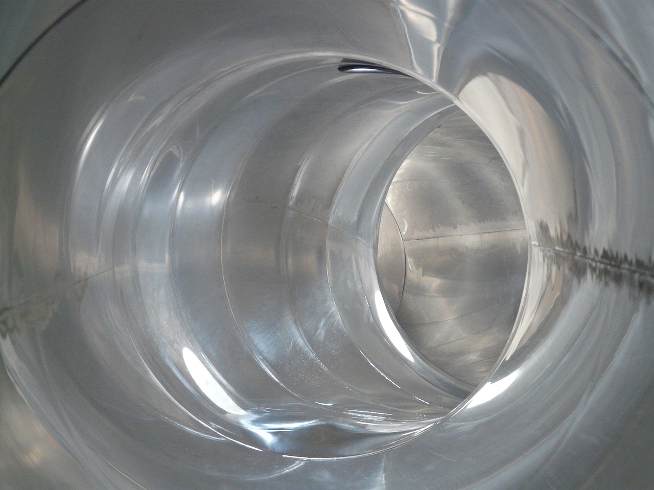 tube, metal, slide, closely, reflect, smooth, iron